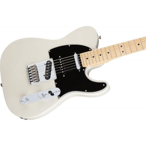  Fender Deluxe Nashville Telecaster Electric Guitar, Maple Fingerboard, White Blonde