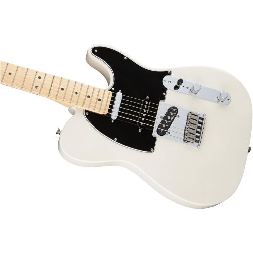  Fender Deluxe Nashville Telecaster Electric Guitar, Maple Fingerboard, White Blonde