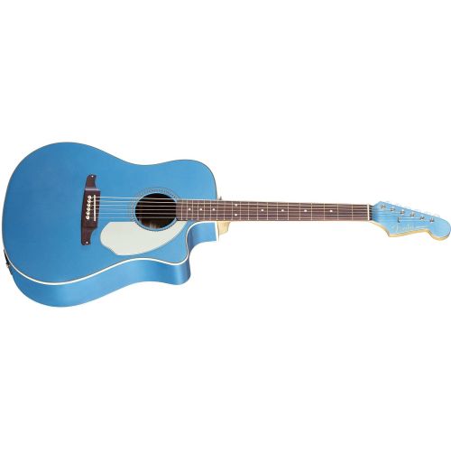  Fender Sonoran SCE Dreadnought Cutaway Acoustic-Electric Guitar - Lake Placid Blue