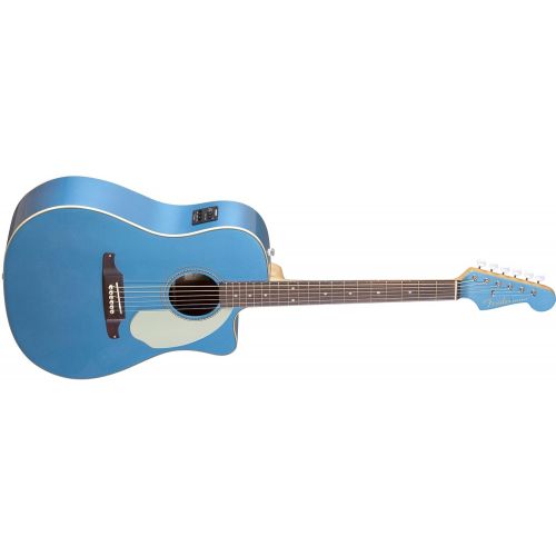  Fender Sonoran SCE Dreadnought Cutaway Acoustic-Electric Guitar - Lake Placid Blue