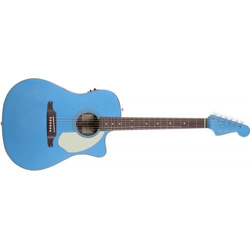  Fender Sonoran SCE Dreadnought Cutaway Acoustic-Electric Guitar - Lake Placid Blue