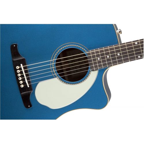  Fender Sonoran SCE Dreadnought Cutaway Acoustic-Electric Guitar - Lake Placid Blue