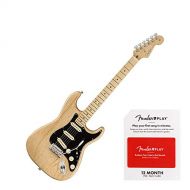 Fender American Professional Stratocaster Maple Fingerboard Electric Guitar (Natural Bundle)