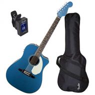 Fender Sonoran SCE Acoustic Electric Guitar Version 2 (Lake Placid Blue) wGig