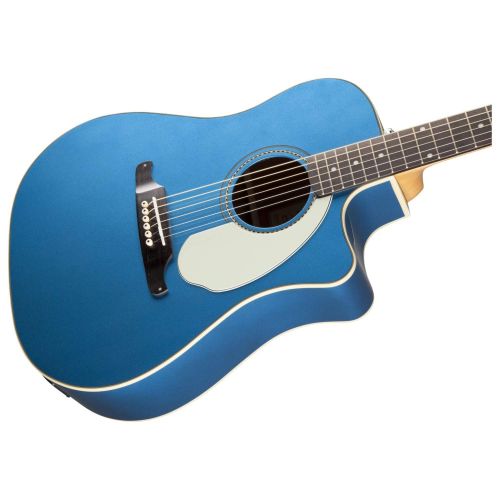  Fender Sonoran SCE Acoustic Electric Guitar Version 2 (Lake Placid Blue) wGig