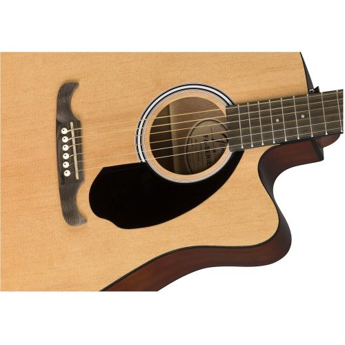  Fender FA-125CE Dreadnought Acoustic Guitar, Natural Finish