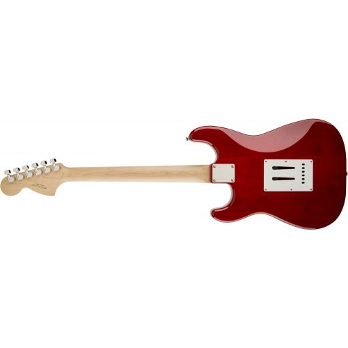  Squier by Fender Standard Stratocaster Electric Guitar - Laurel Fingerboard - Cherry Sunburst