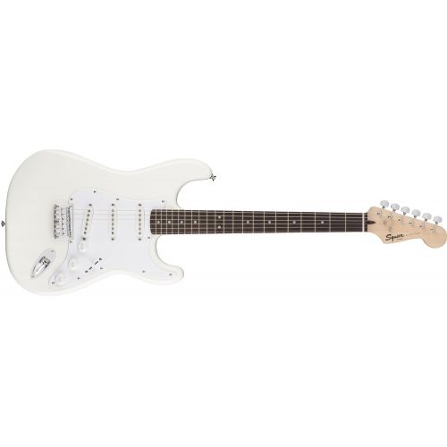  Squier by Fender Bullet Stratocaster Beginner Hard Tail Electric Guitar - White