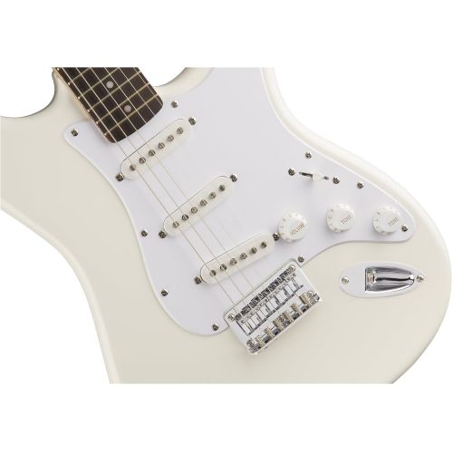  Squier by Fender Bullet Stratocaster Beginner Hard Tail Electric Guitar - White