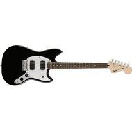 Fender 6 String Bullet Mustang Electric Guitar-HH-Rosewood Fingerboard-Black, (311220506)