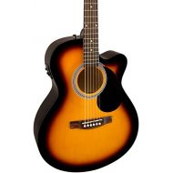 Fender FA-135CE Cutaway Concert Acoustic-Electric Guitar 3-Color Sunburst
