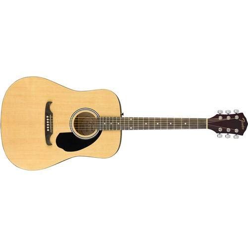  Fender FA-125 Dreadnought Guitar with Gig Bag, Natural