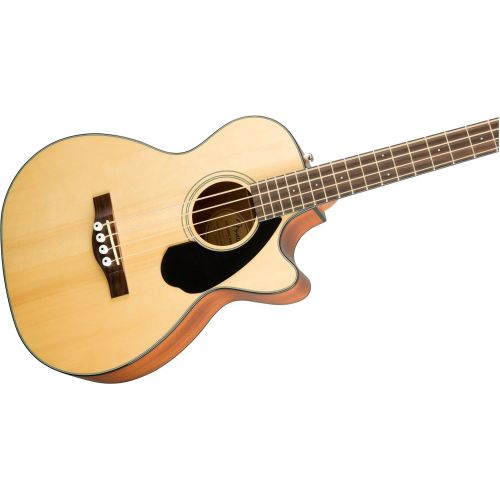  Fender CB-60SCE Beginner Acoustic-Electric Beginner Bass Guitar - Natural