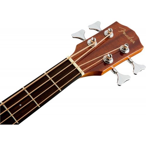  Fender CB-60SCE Beginner Acoustic-Electric Beginner Bass Guitar - Natural