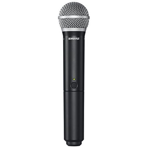  Fender Passport Venue PA System Bundle with Shure BLX288PG58 Dual Wireless Handheld Microphone System and Accessories - Portable PA System (5 Items)