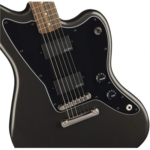  Squier by Fender Contemporary Active Jazzmaster HH ST, Laurel Fingerboard, Graphite Metallic