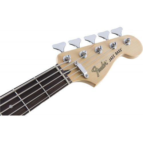  Fender Deluxe Active Jazz Bass V - Pau Ferro Fingerboard - Olympic White