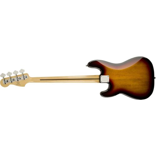  Squier by Fender 0306808500 Vintage Modified Precision Bass, Fretless, 3-Tone Sunburst