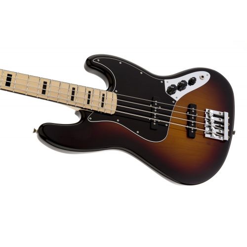  Fender Geddy Lee Signature Jazz Bass Guitar, Maple Fretboard, Black