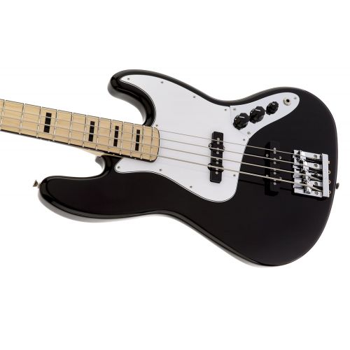  Fender Geddy Lee Signature Jazz Bass Guitar, Maple Fretboard, Black