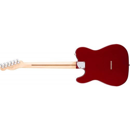  Fender 6 String Deluxe Telecaster Electric Guitar Thinline, Maple Fingerboard, Candy Apple Red (0147602309