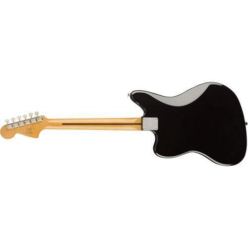  Squier by Fender Classic Vibe 70s Jaguar Electric Guitar - Laurel - Black