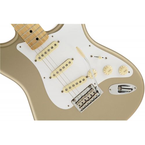  Fender Classic Player 50s Stratocaster Electric Guitar, MapleFingerboard, Shoreline Gold