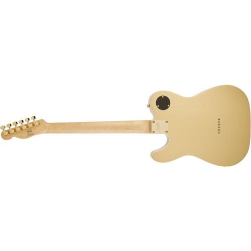  Squier by Fender J5 Signature Series Telecaster Electric Guitar - Laurel Fingerboard - Frost Gold