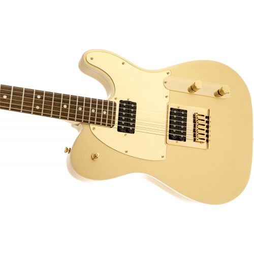  Squier by Fender J5 Signature Series Telecaster Electric Guitar - Laurel Fingerboard - Frost Gold