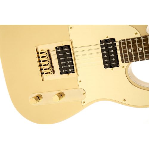  Squier by Fender J5 Signature Series Telecaster Electric Guitar - Laurel Fingerboard - Frost Gold