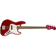 Squier by Fender Contemporary Jazz Bass, Laurel Fingerboard, Dark Metallic Red