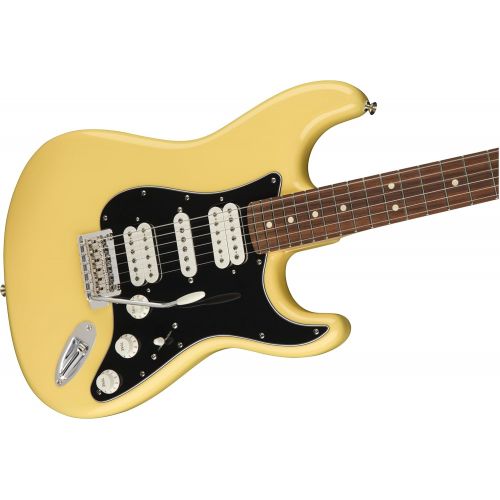  Fender Player Stratocaster Electric HSS Guitar - Floyd Rose - Maple Fingerboard - Polar White