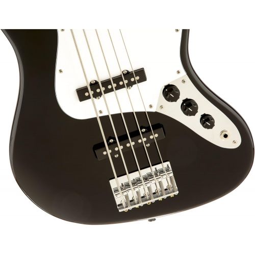  Squier by Fender Affinity Series Jazz Bass V String - Laurel Fingerboard - Black Finish
