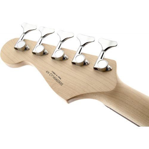  Squier by Fender Affinity Series Jazz Bass V String - Laurel Fingerboard - Black Finish