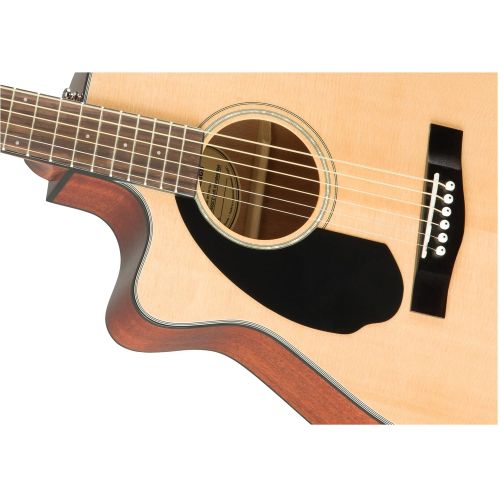  Fender CC-60SCE Concert Acoustic Guitar - Natural - Left-Handed