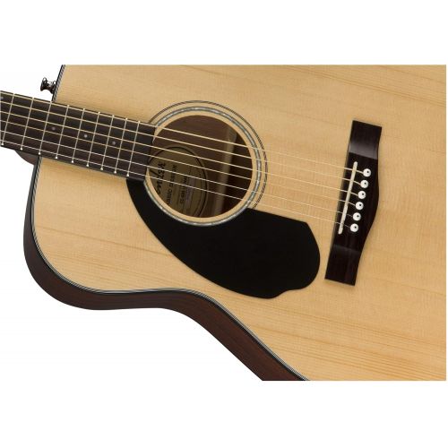  Fender CC-60S Concert Left-Handed Acoustic Guitar