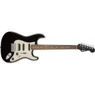 Squier by Fender Contemporary Stratocaster Electric Guitar - HSS - Rosewood Fingerboard - Black Metallic