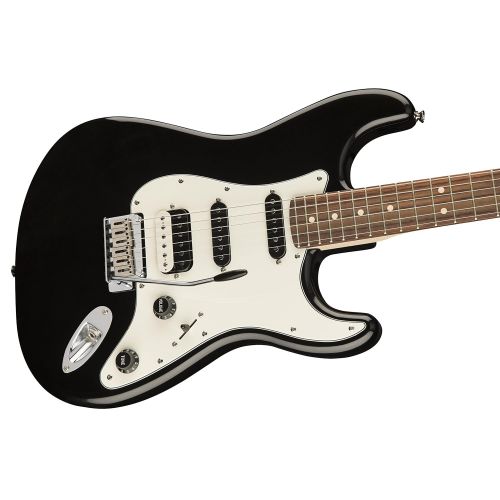  Squier by Fender Contemporary Stratocaster Electric Guitar - HSS - Rosewood Fingerboard - Black Metallic