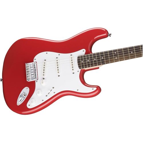  Fender 6 String Bullet Stratocaster Electric Guitar-Hard Tail-Rosewood Fingerboard-Fiesta Red (311001540)