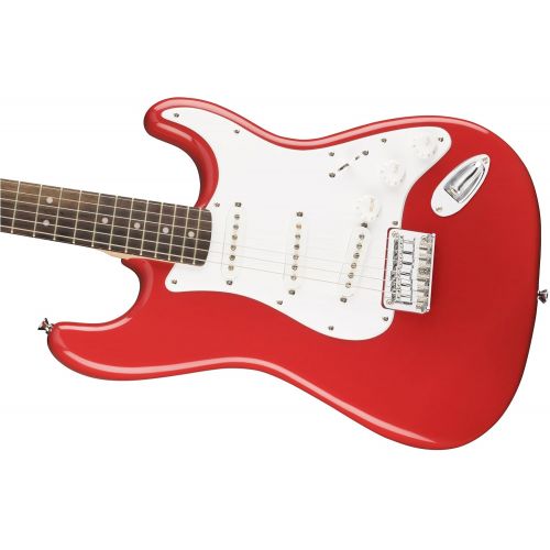  Fender 6 String Bullet Stratocaster Electric Guitar-Hard Tail-Rosewood Fingerboard-Fiesta Red (311001540)