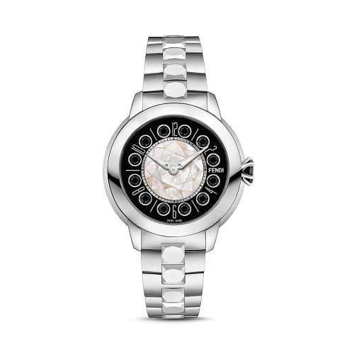 펜디 Fendi IShine Rotating Gemstones Watch, 33mm