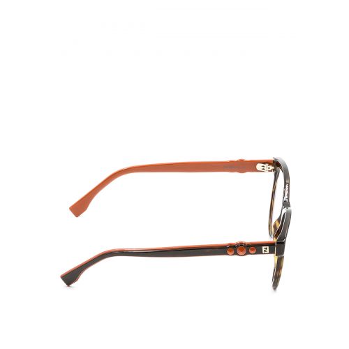 펜디 Fendi Two-tone stud detail eyeglasses