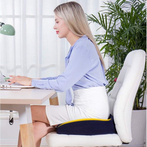  FengNiaoo Beautiful Buttocks Cushions, Ass, Cushions, Memory, Charcoal, Cotton, Tail, Acne, Breathable, Pregnant Women, Student Office, for Family, Desk, Wheelchair, Car