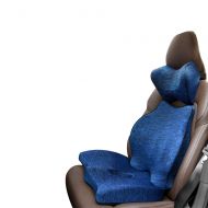 FengNiaoo Car Headrest Neck Pillow Seat Car Pillow Memory Cotton Car Lumbar Cushion for Family, Desk, Wheelchair, Car