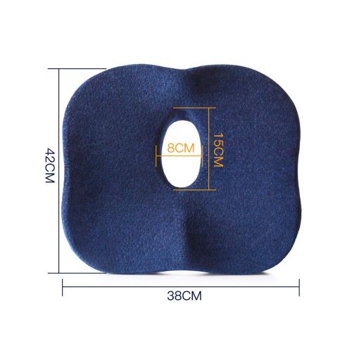  FengNiaoo Memory Bamboo Charcoal Cotton Beautiful Hip Cushion Office Summer Chair Cushion Student Pregnant Women Butt Pad Cushion Thickening