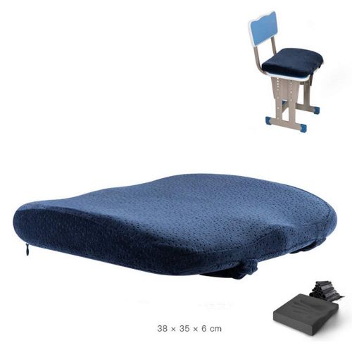  FengNiaoo Thickened Student Cushion Comfortable Soft Classroom Seat Cushion Female Dormitory Rectangular Memory Bamboo Charcoal Cotton Cushion for Family, Desk, Wheelchair, Car