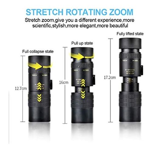  [아마존베스트]-Service-Informationen Fengstore 4K 10-300x40mm Super Telephoto Zoom Telescope for Beach Travel