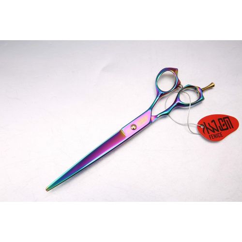  Fenice Purple 8 Pet Grooming Scissors Cutting Shears Dog Scissors for Professional Groom
