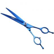 Fenice Blue Curved Pet Grooming Scissors Dog Hair Cutting Shears 7.5/8.0 inch Japan 440C