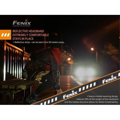  Fenix HM23 Compact Hiking and Running Headlamp